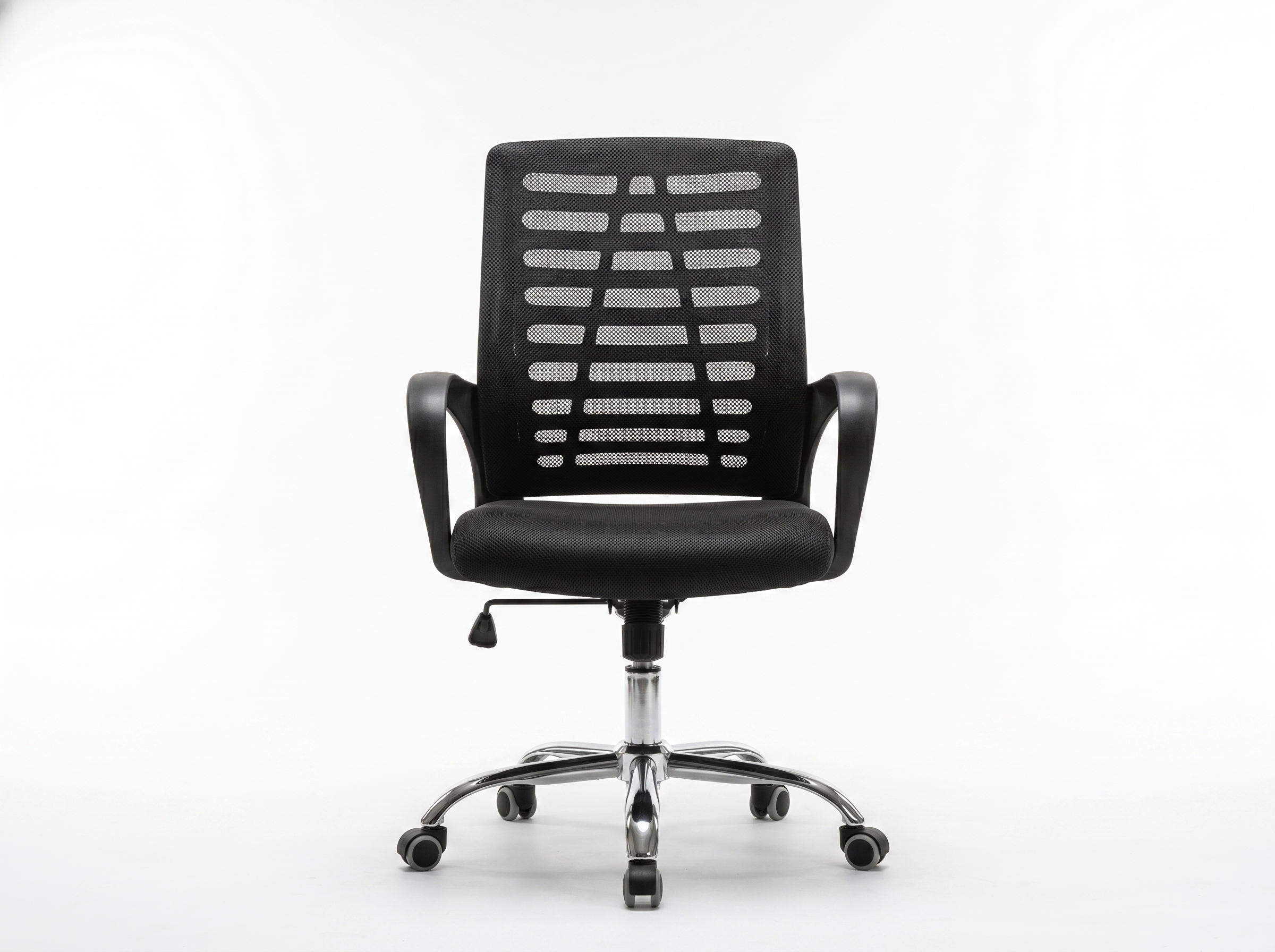Tokunbo mid-back mesh ergonomic office chair with adjustable height, available at Chair Doctor Lagos